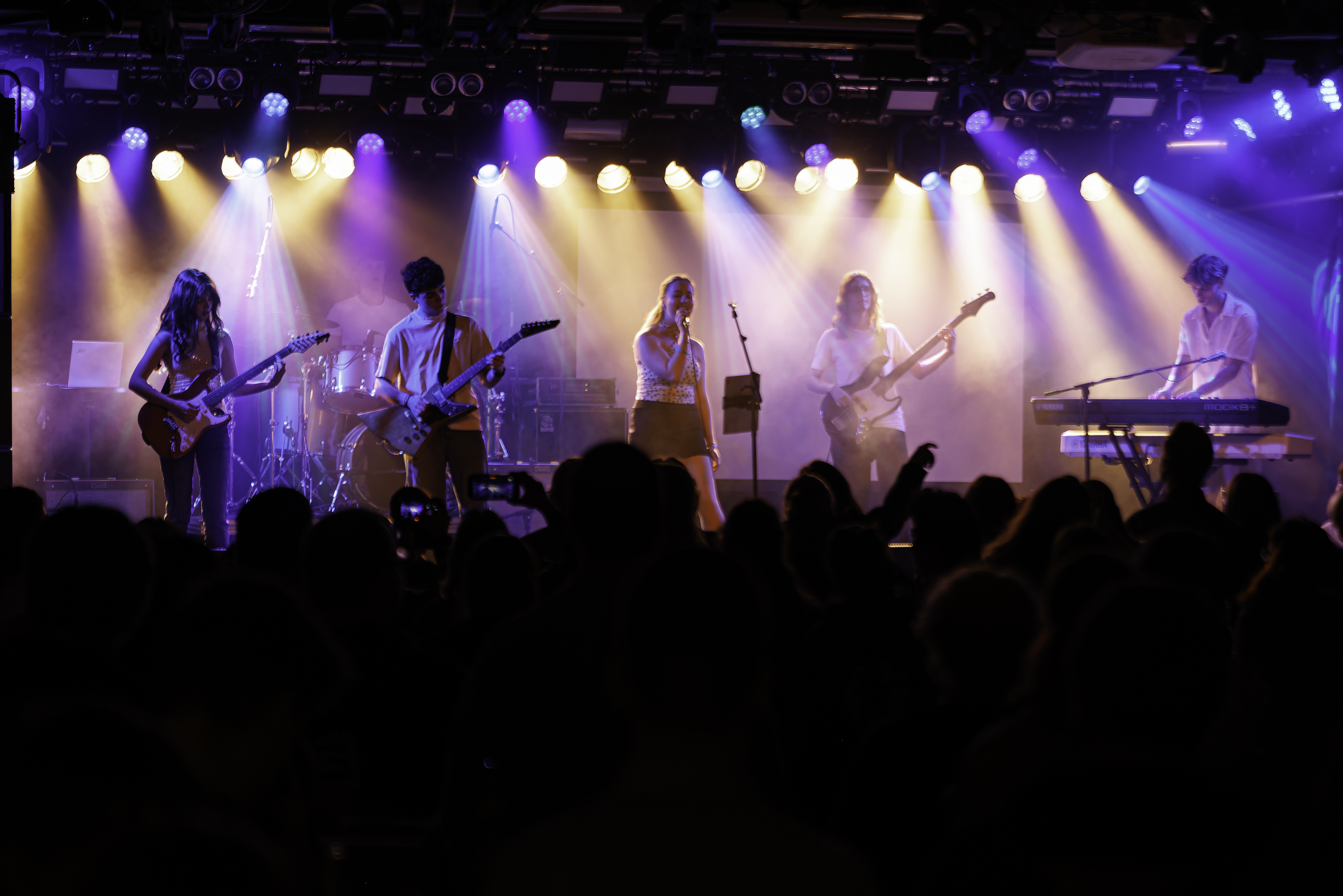 Desirence Full Band Show mit Publikum und Bühnenlicht